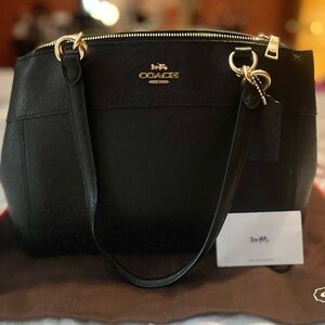 Coach Black Leather Handbag